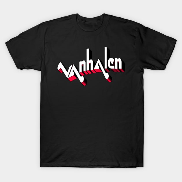 Van Halen - Old Logo - Superhero T-Shirt by RetroZest